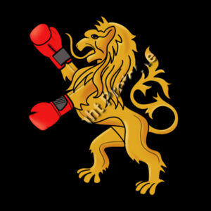 boxing lion kids Design