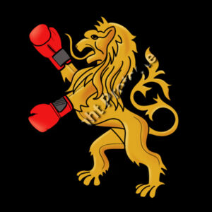 boxing lion kids Design