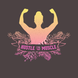 hustle for the muscle hat Design